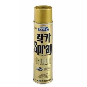 일신 락카 스프레이 금색 420ml
