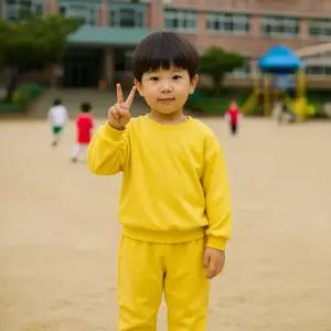 아동 상하복 세트 무지 맨투맨 조거팬츠 7컬러 남아 여아 주니어 단체복