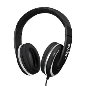 기타 앰프 키보드 녹음 팟캐스트 DJ 노트북 컴퓨터(JMH-04)를 위한 1/4~3.5mm 잭이 장착된 JOYO 오버 이어 헤드폰 유선 스튜디오