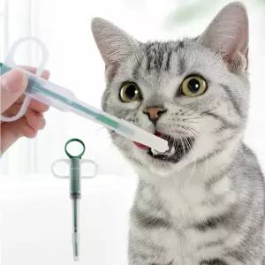 반려동물 영양제 알약 주입기 강아지 고양이 약먹이기 주사기 그린