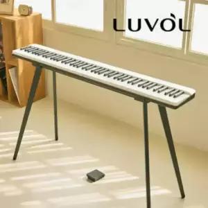 [9.24~30 추석특집 LUVOL] 루볼 PS-300 입문용 88건반 디지털 전자피아노 블루투스 휴대분리OK/헤드폰 휴대가방 싱글페달