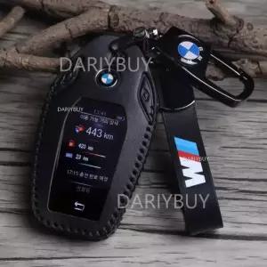  BMW 디스플레이 키 케이스 가죽 신형 커버 7 5 시리즈 LCD X3/X5/X7GT