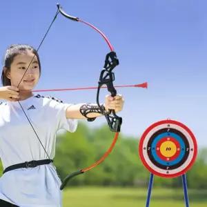 연습용 과녁 활 모델링 스탠드 화살 그물망 소형 사격장 흡착판 과녁판 실습