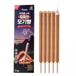 스틱 산도깨비 대형 캠핑용 모기향 굿나잇 야외용 5입 211