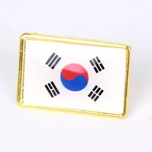 한국 태극기 국기 배지 브로치 브로 뺏지 뱃지 기본형