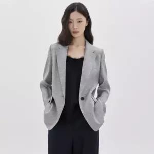 [롯데백화점]쥬크 린넨 블렌디드 원버튼 자켓 Z262MSF102