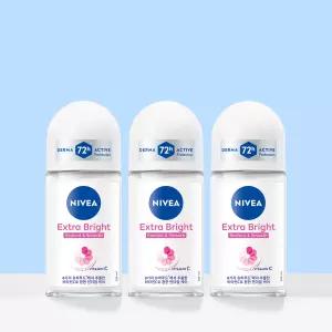 니베아 데오드란트 롤온 엑스트라 브라이트 50ml, 3개