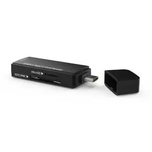 네비 USB C타입 멀티 카드리더기 TF MicroSD OTG 블랙박스