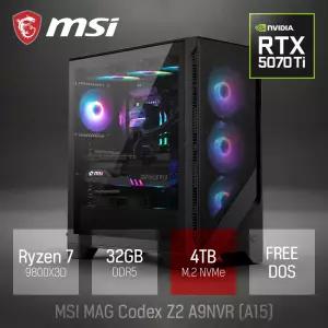 ⓒ MSI MAG Codex Z2 A9NVR A15 R7-9800X3D 32GB 4TB / 고성능 영상편집 코딩 게이밍 포토샵 캐드 브랜드PC