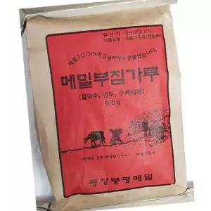 봉평 메밀 가루 900g 냉면 면 국수 제분
