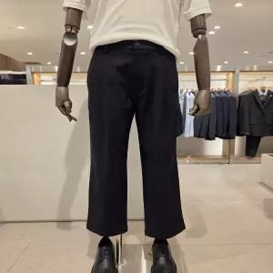 지이크 SS시즌 볼륨 테이퍼드 핏 블랙 밴딩 팬츠 PKFAB4234 578629