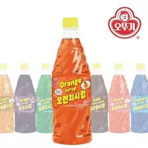 셀러허브 오뚜기 오렌지시럽 1kg 슬러시 원액 음료 S12536086