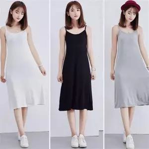 한그레이스 민소매 나시원피스 여름 휴가 롱  레이어드원피스 휴양지원피스
