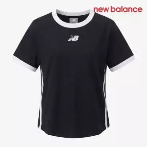 [아웃도어스/뉴발란스]뉴발란스 여성용 반팔티/ NBNEGCW262 19/ W 트랙 크롭 링거 반팔티 (SLIM FIT)