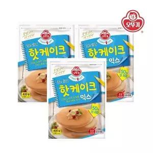 [오뚜기] 라이트앤조이 당을줄인 핫케이크믹스 400g x 3개