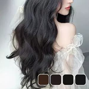 붙임머리 가발 웨이브 헤어피스 부분 가발 60cm-WFPSBXC