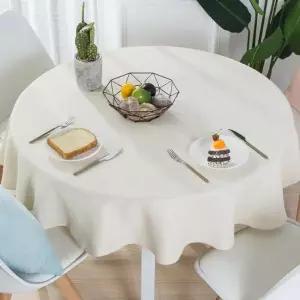 4인용 테이블보 린넨 린넨식탁보 패브릭 2인용 원형 식탁보 원형식탁보