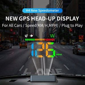헤드업디스플레이 HUD KWHUD 디스플레이 유리 차량용 자동 전자 디지털 USB 속도계 GPS 콘센트
