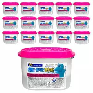 옥시레킷벤키저 물먹는하마 옷장용 제습제 300g x 16개