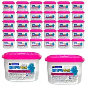 옥시레킷벤키저 물먹는하마 옷장용 제습제 300g x 32개