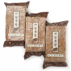 아리랑식품저염 냄새 없는안나는 착한 청국장 2kg 3개