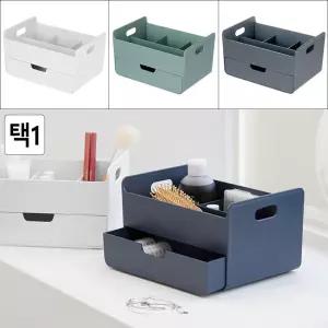 사무실 책상정리용 서랍형 다용도 필기구정리함 아이방꾸미기 집업실 공간수납 대학교