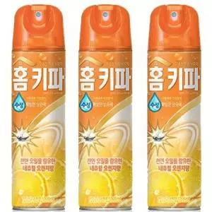 낚시 제거 모기에어졸 모기약 홈키파 오렌지향 살충제 뿌리는 벌레약 3P