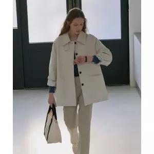 URAGO Mac half trench coat