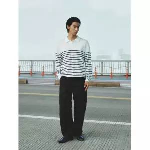 탑텐 TOPTEN 남성 와이드 치노 팬츠MSG4PP1406 MSG4PP1406 590222