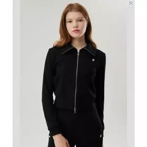 [르꼬끄](강남점)[정상가 159,000원][70% OFF] 컴피니트 하이넥 집업 BLK / QP322OFT91