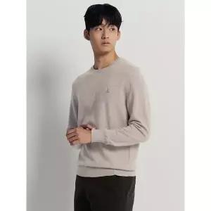 [빈폴][Essential] 캐시미어 라운드 니트 베이지 (BC5X51E06A)