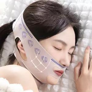 여성 얼굴 브이라인 이중턱 처짐방지 밴드 스트랩 쿨링스틱 wy7F14D