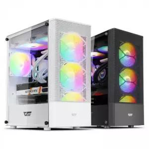 darkFlash DK200 MESH RGB ADVANCED 강화유리 컴퓨터 PC케이스 (블랙)