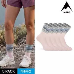 네파 여성 포레스트 쿠션 등산 장목양말 5P_PKBE