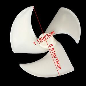 플라스틱 냉각 팬 리프 부품용 냉장고 선풍기 블레이드, 직경 15cm, BCD-555, 556, 553WKM 콘덴서 모터, 1