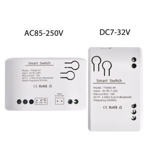 1CH Tuya 스마트 원격 제어 무선 Wifi 스위치 모듈 DC7-32V AC85-250V 2200W RF 수신기 10A 릴레이 DIY