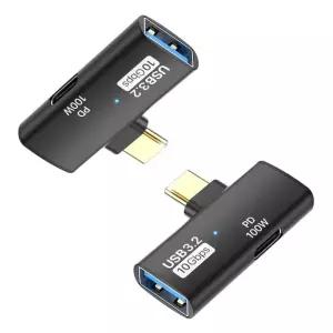 USB3.2 A to C타입 10Gbps 2in1 젠더 T자형 GD18