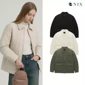 NIX여 항아리퀄팅 아웃포켓 패딩점퍼FNRSCUE501P