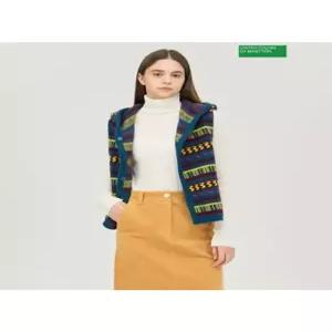 베네통 자카드 토글 니트 BAKV55461