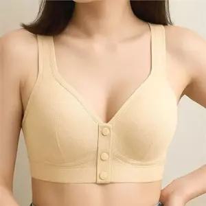 편안한 여성 빅사이즈 브라 노와이어 풀컵 j-6C12E 데일리 심리스