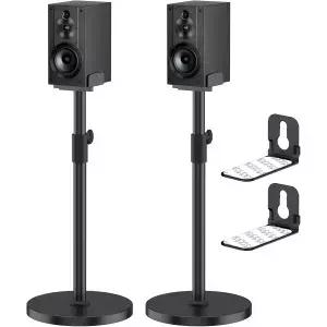 소니 스피커 스탠드 SS-CS5/SS-CS5M2/SS-CS8/SA-Z9R과 사운드바 마운트 5~11인치 서라운드 조절 가능한