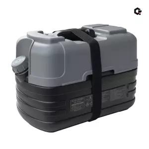 스마토 16L 전동 캠핑 연료통 제리캔 히터맨 세트 LP-2401 AA건전지 4개 작동
