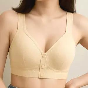 편안한 여성 빅사이즈 브라 데일리 풀컵 브래지어 노와이어 F8DD6
