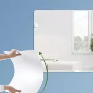 벽면 부착 거울 현관 욕실 안전 아크릴 미러 p-73604 30cm 벽걸이거울