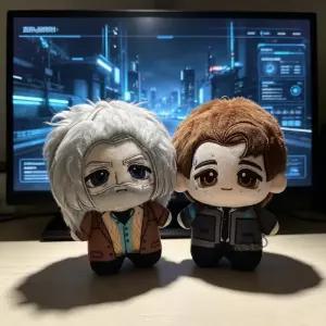 게임 캐릭터 행크 앤더슨 플러시 인형 10cm 코너 RK800 코튼 귀여운 펜던트 컬렉션 팬들을 위한 선물