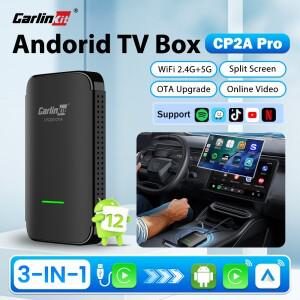 CarlinKit CP2A Pro Ai 박스 무선 어댑터 카플레이 안드로이드 오토 스마트 호환 카플레이 유튜브 넷플릭스