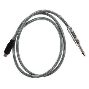 6.35mm 남성-C타입 남성 기타 오디오 케이블일렉트릭 스마트폰 컴퓨터 녹음 스튜디오 공연용 USB-C