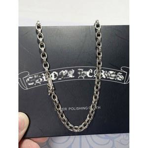 페이퍼체인 크롬 목걸이 CH 플러스 레더 크롬 하츠 대거 라지