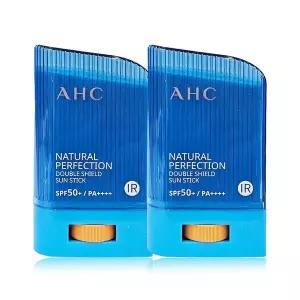 [NS홈쇼핑]AHC 내추럴 퍼펙션 더블 쉴드 선스틱 22g x 2개[36219372]
