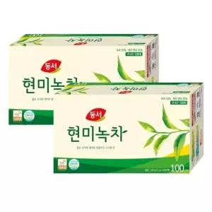 [동서식품] 동서식품 현미녹차 티백 100입 2개